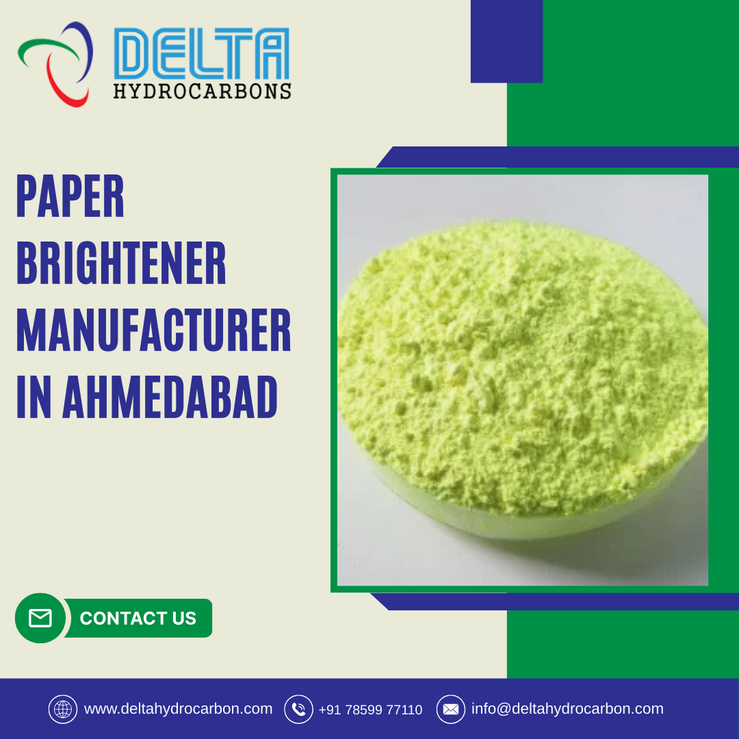Paper Brightener Manufacturer in Ahmedabad